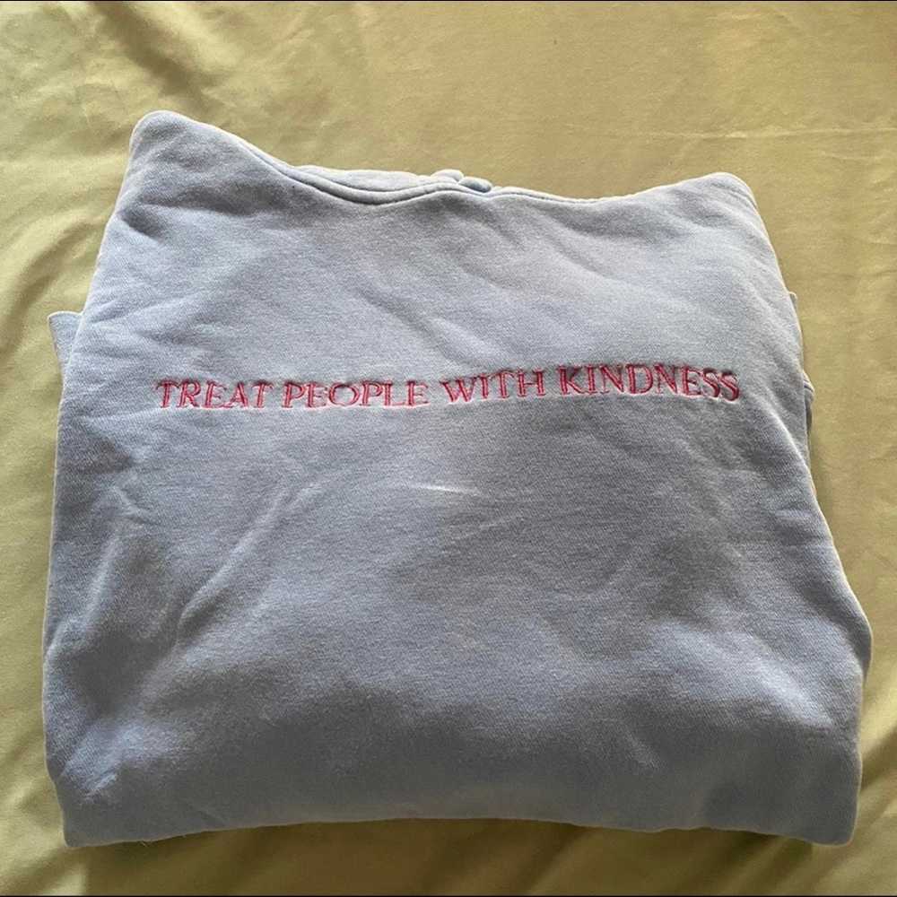 harry styles treat people with kindness blue hoodie